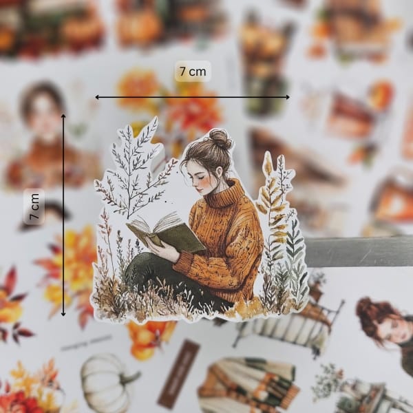 CrafTangles Precut Journal Stickers - Cozy Vibes 2 (Pack of 41 stickers) - Image 2