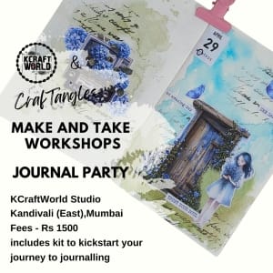 CrafTangles Journal Party Workshop in Kandivali East Mumbai on 8 June 2025