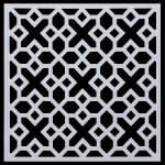 6 by 6 inches Stencil - Pattern 4