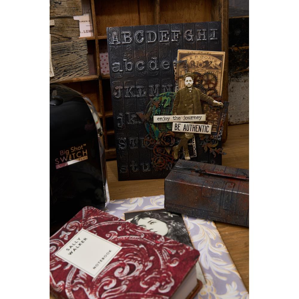 Sizzix 3D A5 Texture Fades Embossing Folder By Tim Holtz - Entangled - Image 2