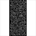 Stamperia Stencil 4.72"X9.84" - Sea Land Shells