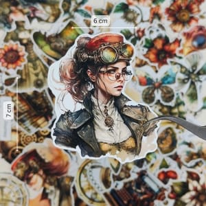 CrafTangles DieCuts / Ephemera Pack - Steampunk Ladies