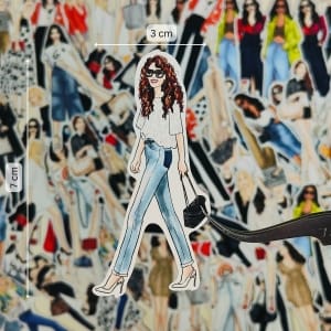 Craftangles ephemeras everyday girls 2 die cuts