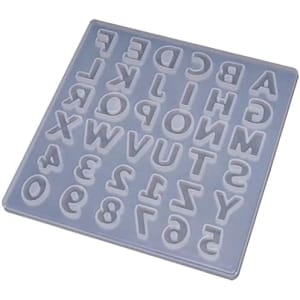 SRN27 mini alphabet silicone mould