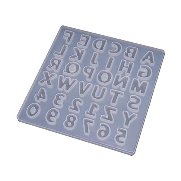 Mini Alphabets Mould Without Holes