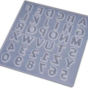 Mini Alphabets Mould Without Holes