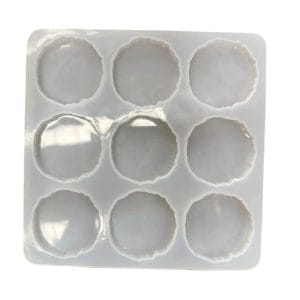 SRN310 2ich agate silicone mould 9cavity