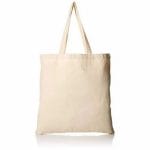 CrafTangles Canvas Tote Bag for Decoupage or Painting (14by16 inches)