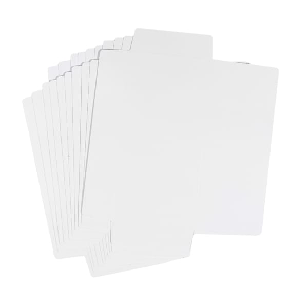 CrafTangles Envelope Blank Base - 300 gsm - Plain White (10 pcs) - Image 2