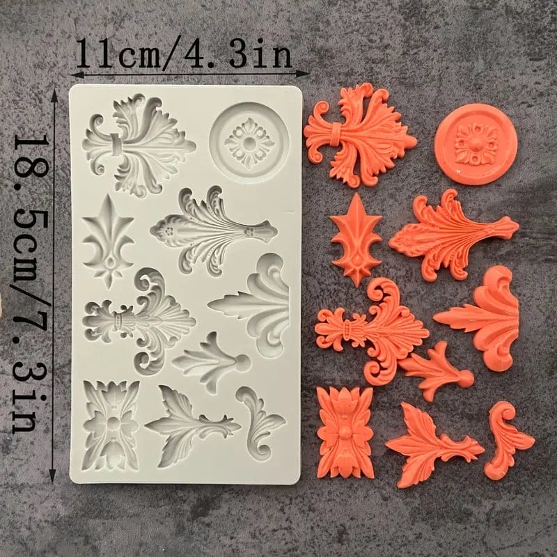 Silicone Mould - Vintage Elements 4 44 2silicone mould Silicone Mould - Vintage Elements 4 - Image 2