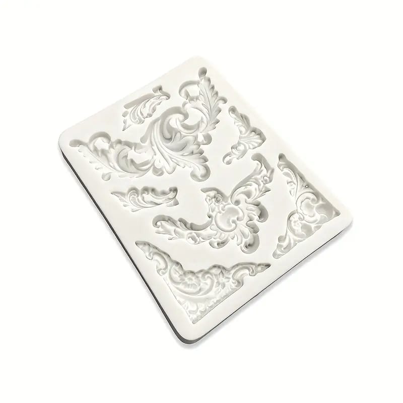 Silicone Mould - Vintage Flourishes 3 NSB 0033 1 Silicone Mould - Vintage Flourishes 3 - Image 2