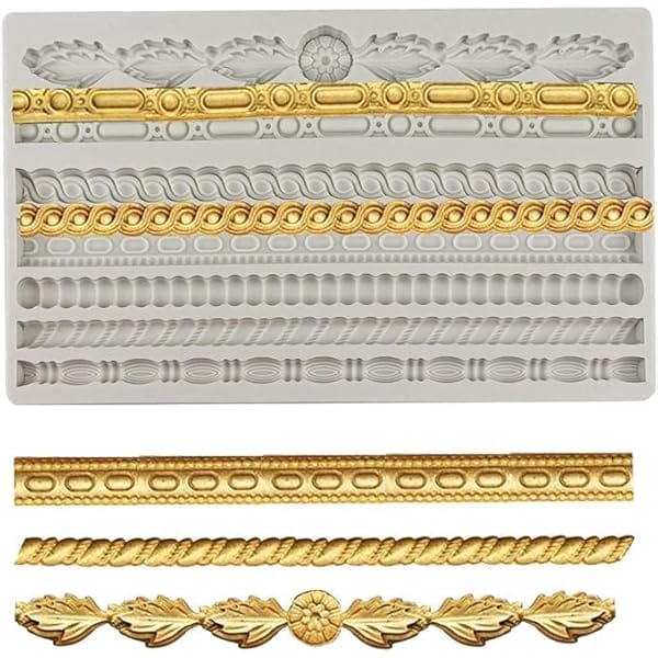 Silicone Mould - Fancy Borders 1