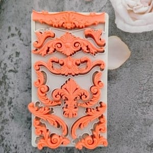 Silicone Mould - Vintage Flourishes 2