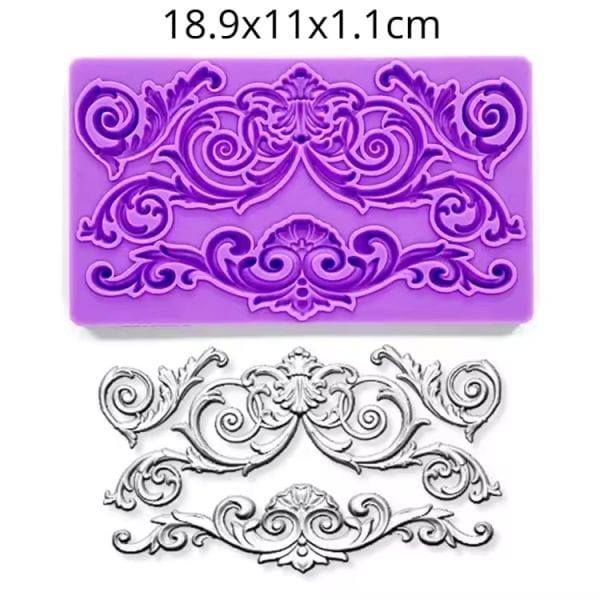 Silicone Mould - Vintage Flourishes - Image 3