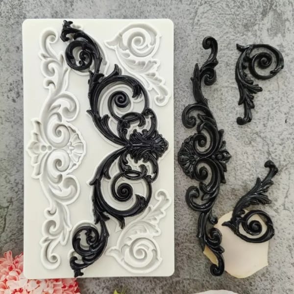 Silicone Mould - Vintage Flourishes - Image 2