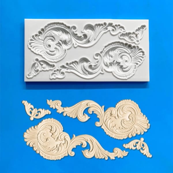 Silicone Mould - Filigree Borders 1 - Image 2