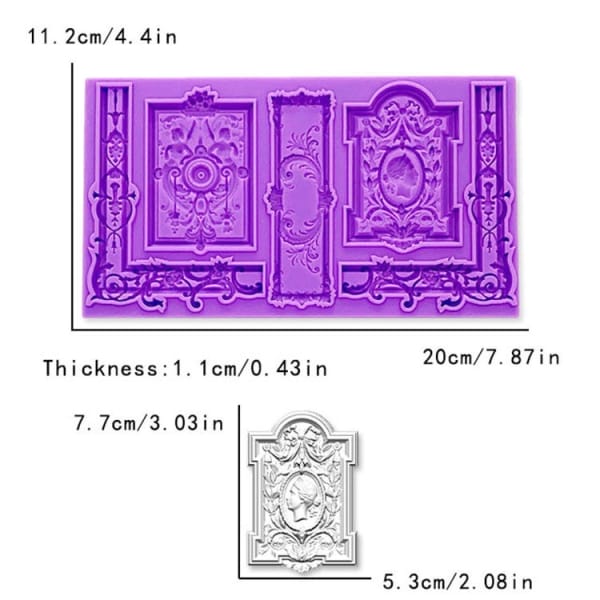 Silicone Mould - Vintage Elements - Image 2