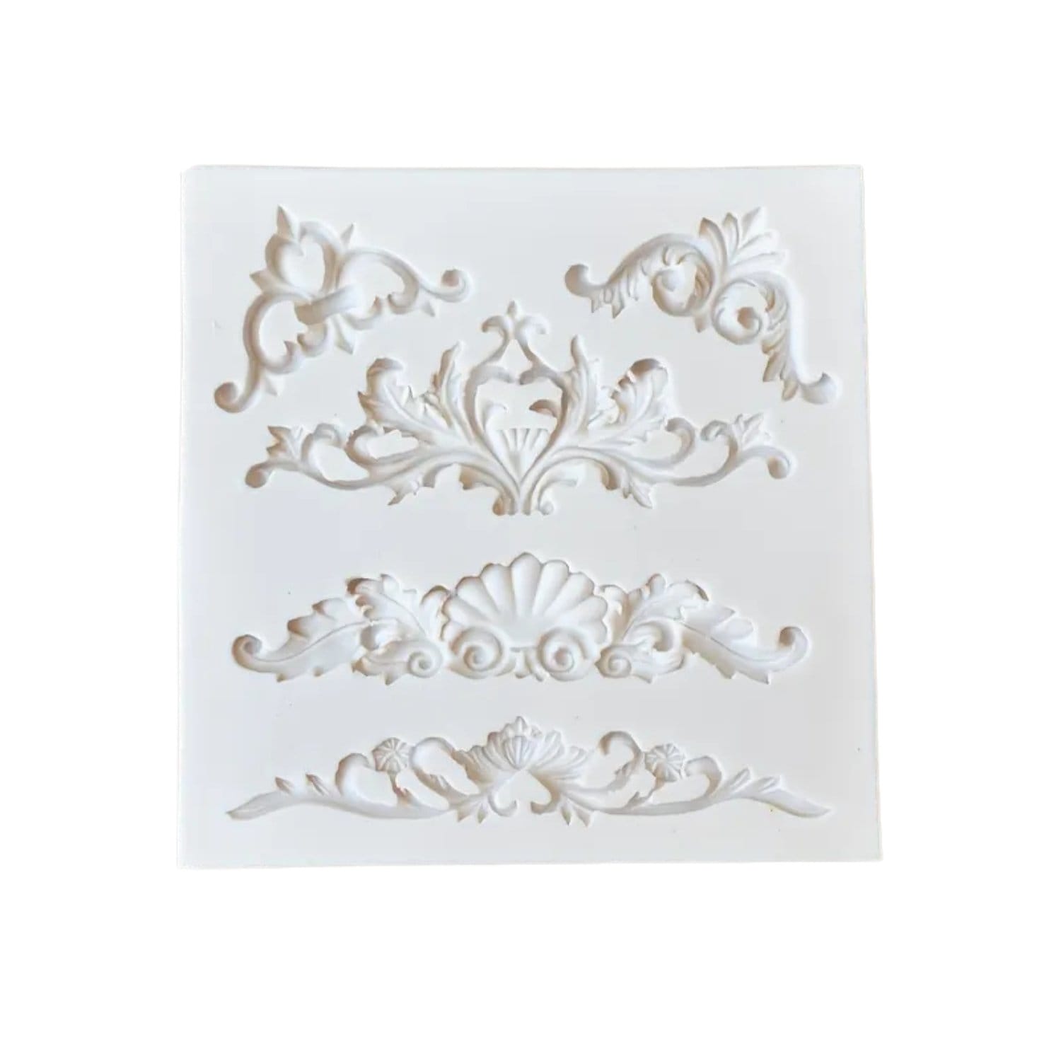 Silicone Mould - Flourishes and Corners silicone mould ES 5044 Silicone Mould - Flourishes and Corners - Image 2