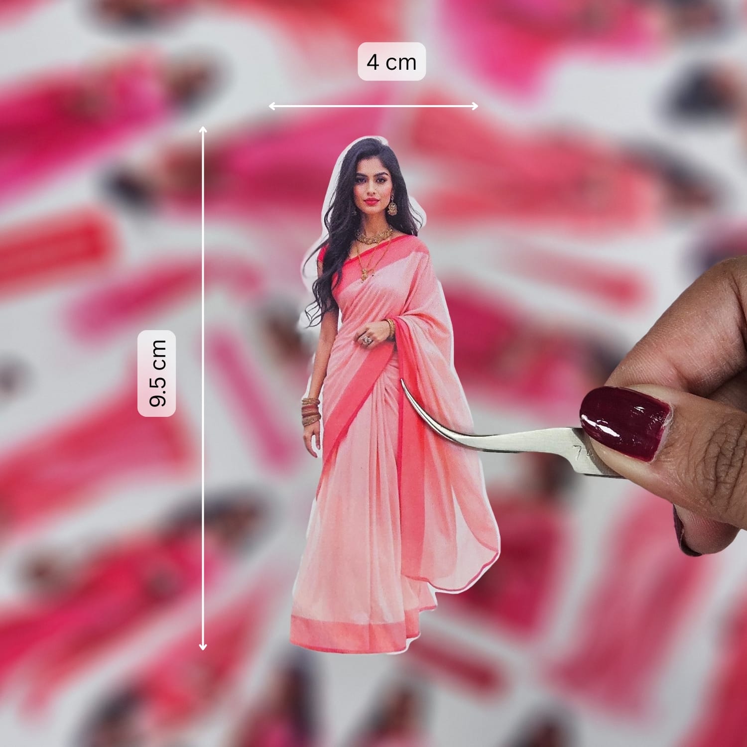 CrafTangles Precut Journal Stickers - Indian Girls 1 (Pack of 45 stickers) CTPCS 41 Indian Girls 01 CrafTangles Precut Journal Stickers 3 CrafTangles Precut Journal Stickers - Indian Girls 1 (Pack of 45 stickers) - Image 2