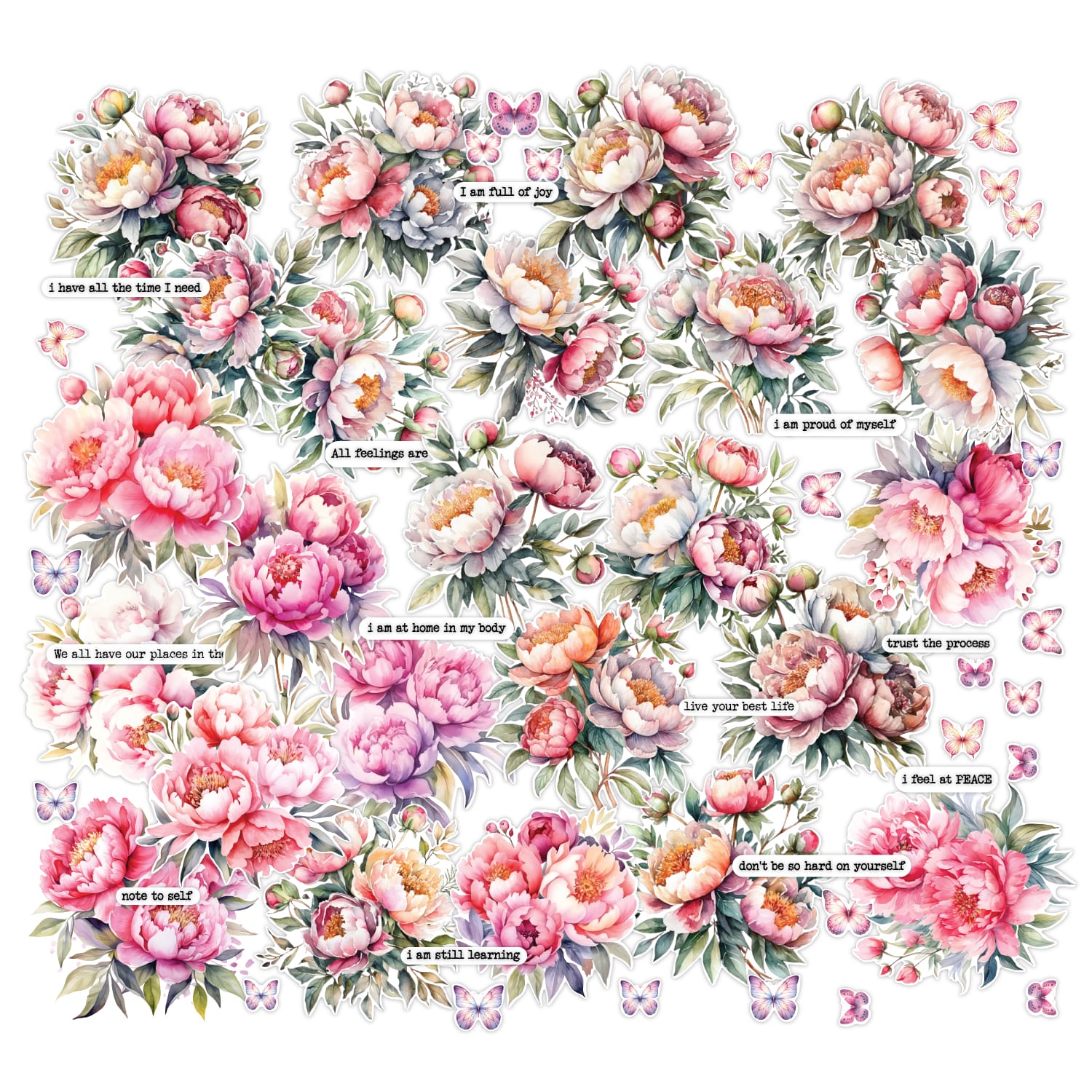 CrafTangles Precut Journal Stickers - Spring Flowers 9 (Pack of 60 stickers) CTPCS 43 Spring flowers 09 CrafTangles Precut Journal Stickers 1 CrafTangles Precut Journal Stickers - Spring Flowers 9 (Pack of 60 stickers)