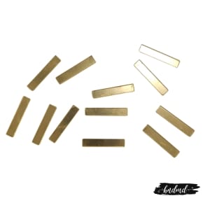 Acrylic Sticks / Marks For Clock - Gold (12 pcs) - 1 inch
