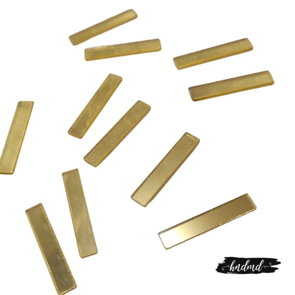 Acrylic Sticks / Marks For Clock - Gold (12 pcs) - 1 inch - Image 2