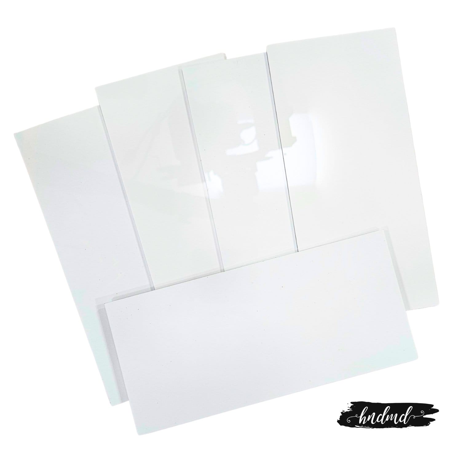 White Rectangle Acrylic Base For Resin Envelopes (Pack of 5) CraftAdda acrylic rectangle base envelope CTAC 20 White Rectangle Acrylic Base For Resin Envelopes (Pack of 5)