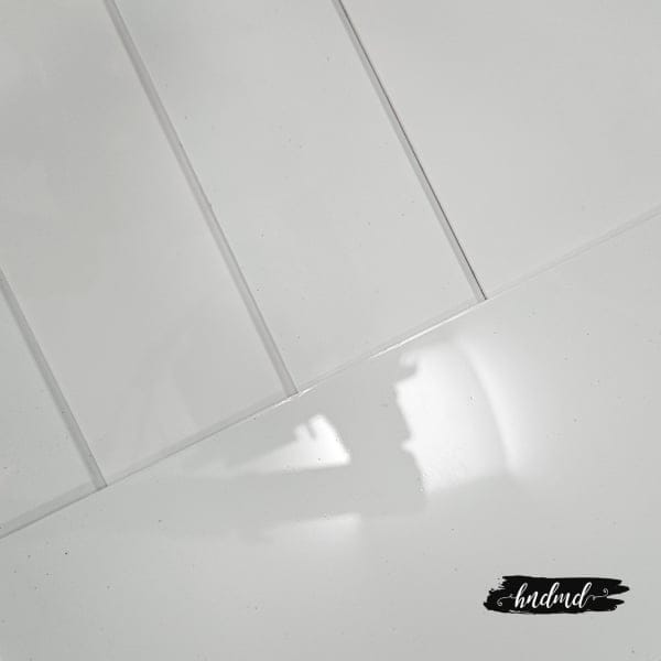 White Rectangle Acrylic Base For Resin Envelopes (Pack of 5) - Image 2
