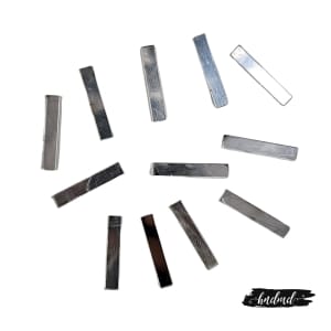 Acrylic Sticks / Marks For Clock - Silver (12 pcs) - 1 inch