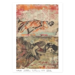 CrafTangles Decoupage Napkin / Tissue / Collage Paper - Indian Ladies 2