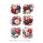 CrafTangles Decoupage Napkin / Tissue / Collage Paper - Spring Flowers 27