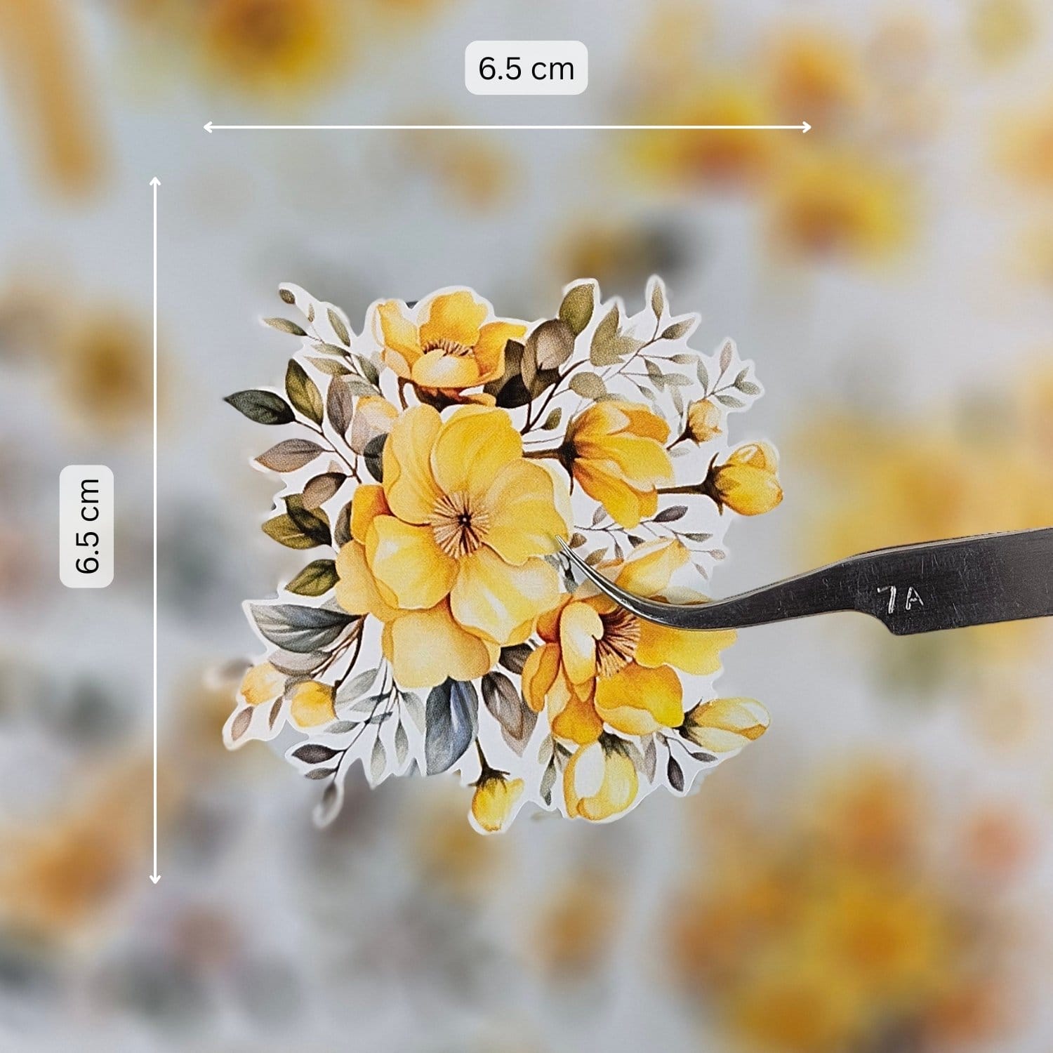 CrafTangles Precut Journal Stickers - Spring Flowers 12 (Pack of 47 stickers) CTPCS 52 Spring Flowers 12 CrafTangles Precut Journal Stickers 2 CrafTangles Precut Journal Stickers - Spring Flowers 12 (Pack of 47 stickers) - Image 2