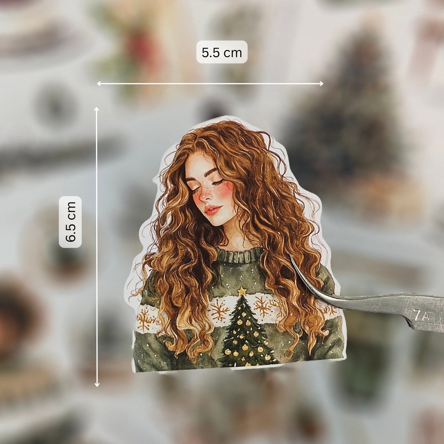 CrafTangles Precut Journal Stickers - Christmas 2 (Pack of 48 stickers) CTPCS 62 Christmas 2 CrafTangles Precut Journal Stickers 2 CrafTangles Precut Journal Stickers - Christmas 2 (Pack of 48 stickers) - Image 2