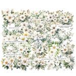 CrafTangles Precut Journal Stickers - Winter Flowers 2 (Pack of 57 stickers) (Copy)