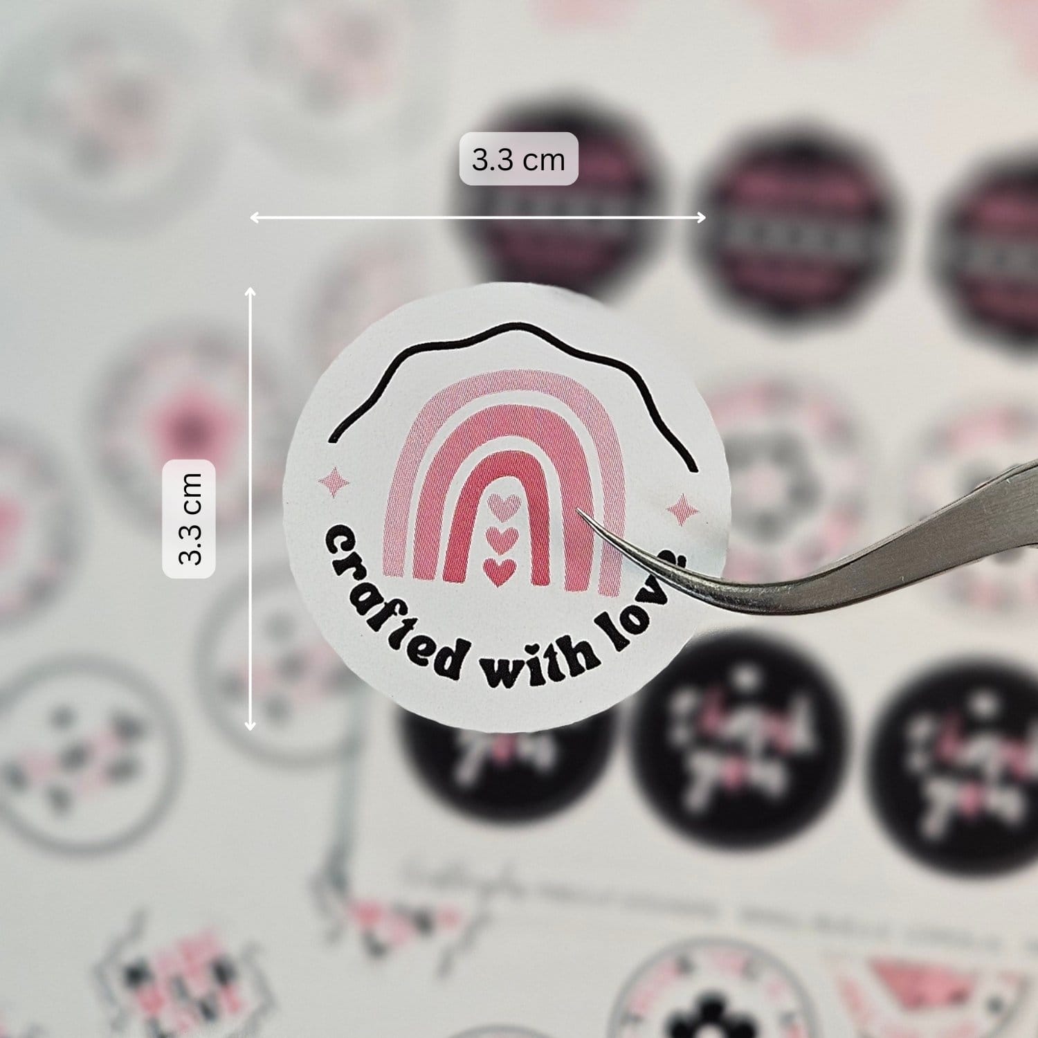 CrafTangles Precut Journal Stickers - Small Business 1 (Pack of 80 stickers) - Image 2