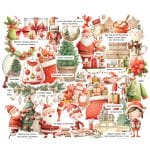 CrafTangles DieCuts / Ephemera Pack - Merry Christmas 2