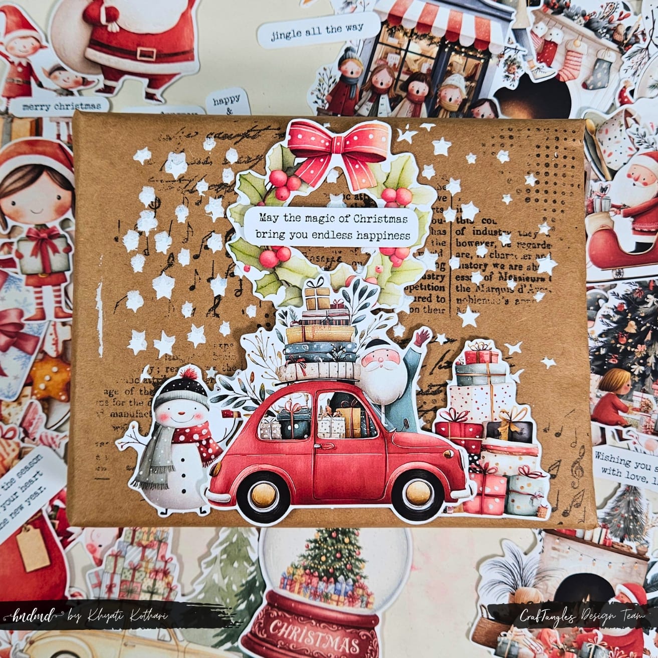 CrafTangles 6"x6" Stencil - Starry Background CrafTangles Gift Wrapping 2025 1 CrafTangles 6"x6" Stencil - Starry Background - Image 5