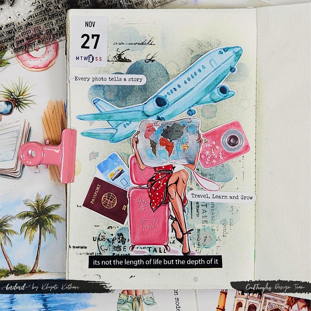 CrafTangles Precut Journal Stickers - Summer Vibes 2 (Pack of 54 stickers) CrafTangles Journal Nov27 25 CrafTangles Precut Journal Stickers - Summer Vibes 2 (Pack of 54 stickers) - Image 5