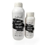 CrafTangles Epoxy Art Resin Ultra Clear - 1500 gm (Resin and Hardener)  - High Viscosity