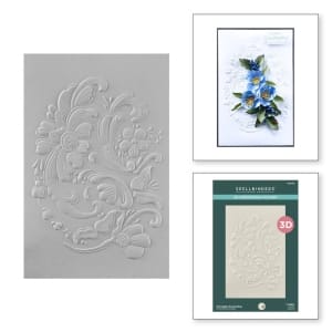 Spellbinders 3D Embossing Folder 5.5"X8.5" - Norwegian Rosemaling