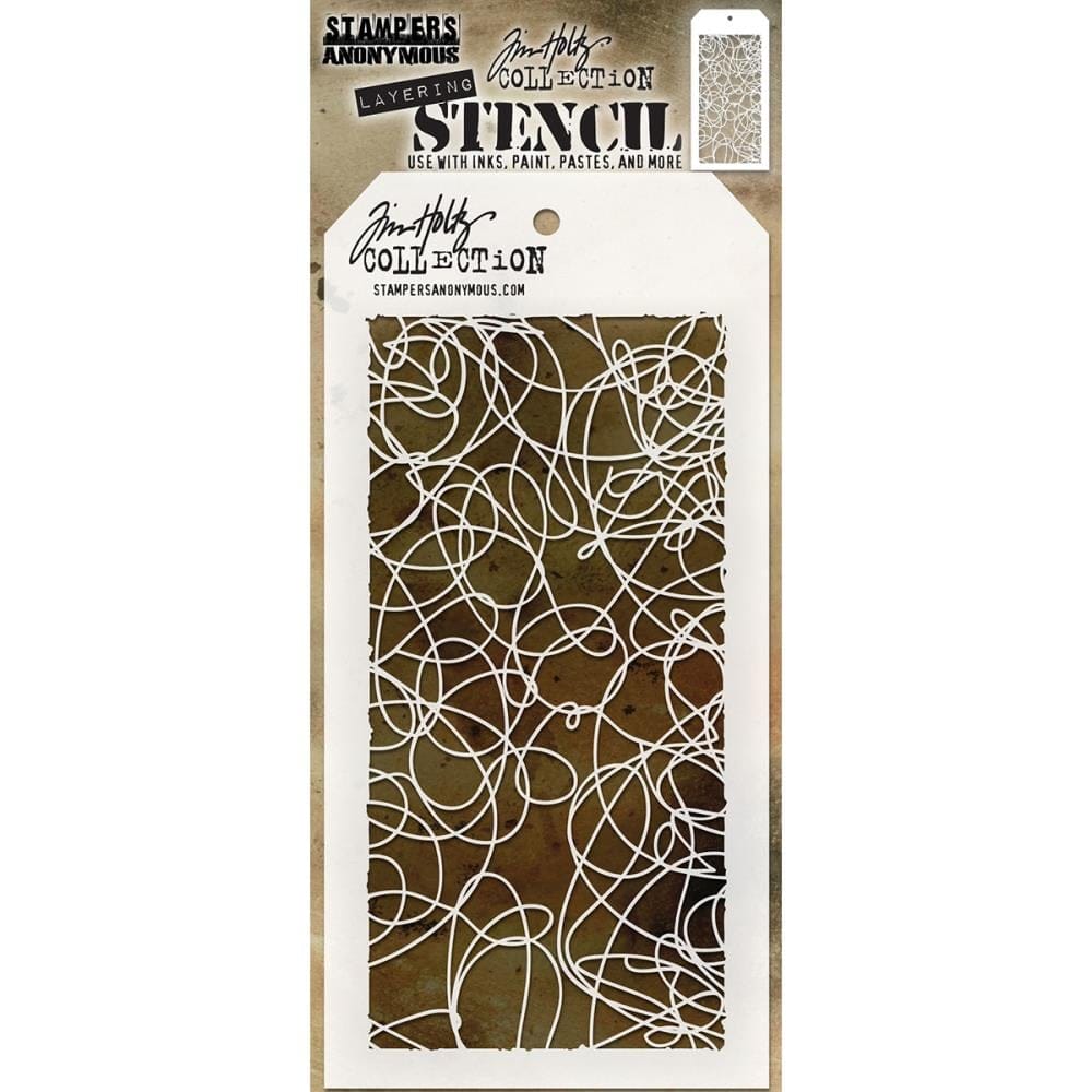 Tim Holtz Layering Stencil - Doodle tim holtz Stencil Doodle THS072 Tim Holtz Layering Stencil - Doodle