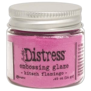 tim holtz distress embossing glaze kitsch flamingo TDE73857