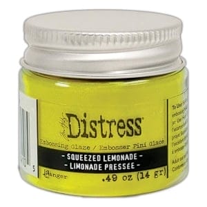 tim holtz distress embossing glaze squeezed lemonade TDE84105
