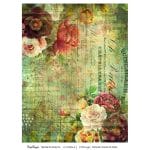 CrafTangles A4 Transfer It Sheets - Old Florals 3