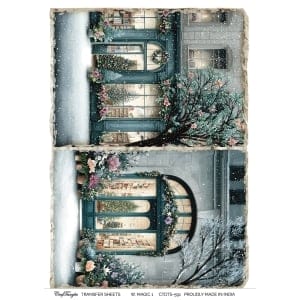 CrafTangles A4 Transfer It Sheets - Winter Magic 1
