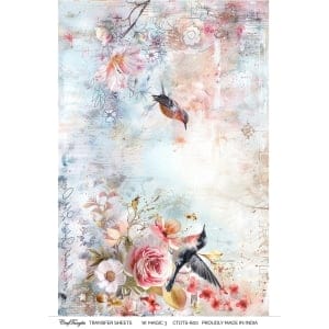 CTDTS 600 CrafTangles transfer sheet Winter Magic 3