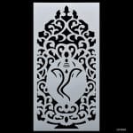 4 by 8 inches Stencil - Ganesha 3