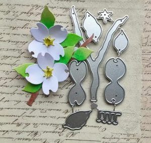 Steel Dies - 4 petal flowermaking (Set of 8 dies)