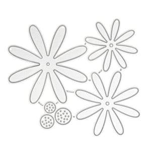 Steel Dies - 8 petal flowers for flowermaking (Set of 4 dies)