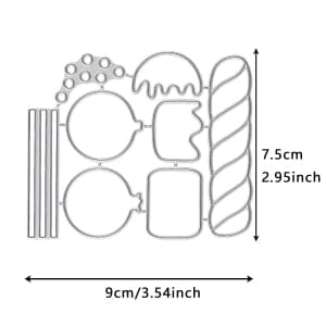 Steel Dies - Candies (Set of 10 dies)